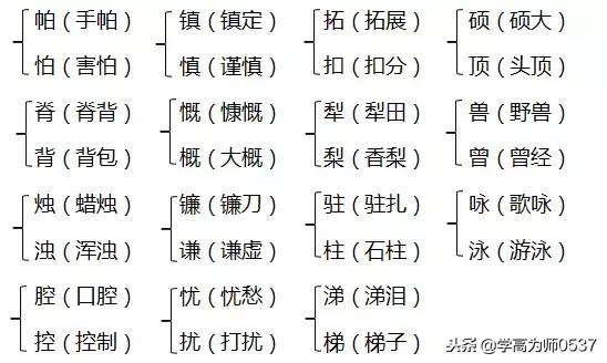 苏教版六年级上册第一单元知识要点汇总